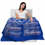 georgia state panthers fan pride blue blanket best selling