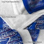 georgia state panthers fan pride blue blanket best selling