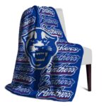 georgia state panthers fan pride blue blanket best selling
