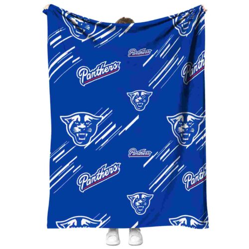 georgia state panthers fan spirit blue blanket best selling