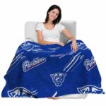 georgia state panthers fan spirit blue blanket best selling