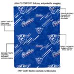 georgia state panthers fan spirit blue blanket best selling