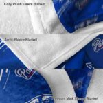 georgia state panthers fan spirit blue blanket best selling