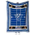 Georgia State Panthers Football Field Blue Blanket 1 georgia state panthers football field blue blanket best selling