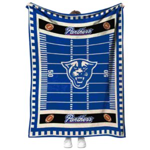 georgia state panthers football field blue blanket best selling