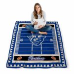 georgia state panthers football field blue blanket best selling
