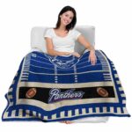 georgia state panthers football field blue blanket best selling