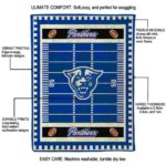 georgia state panthers football field blue blanket best selling
