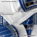 georgia state panthers football field blue blanket best selling