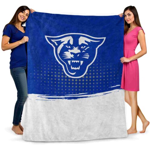 georgia state panthers gradient dots blue blanket fashion forward