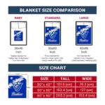 georgia state panthers grunge texture blue blanket best selling