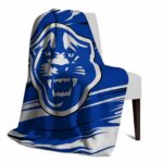georgia state panthers paint streaks blue white blanket best selling