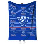 georgia state panthers striped pattern blue blanket best selling