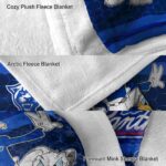 georgia state panthers three musketeers blue blanket best selling