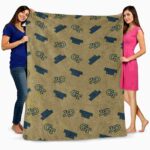 georgia tech yellow jackets diehard fans gold blanket best selling