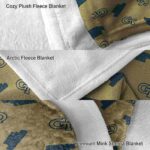 georgia tech yellow jackets diehard fans gold blanket best selling