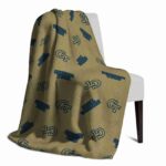 georgia tech yellow jackets diehard fans gold blanket best selling