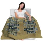 georgia tech yellow jackets fan pride gold blanket best selling
