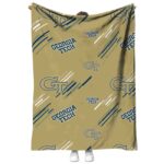 georgia tech yellow jackets fan spirit gold blanket best selling