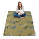 georgia tech yellow jackets fan spirit gold blanket best selling