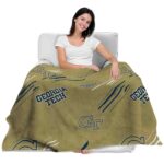 georgia tech yellow jackets fan spirit gold blanket best selling