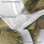 georgia tech yellow jackets fan spirit gold blanket best selling
