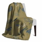 georgia tech yellow jackets fan spirit gold blanket best selling