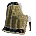 georgia tech yellow jackets football field gold blanket best selling