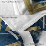 georgia tech yellow jackets splatter effect gold blanket best selling