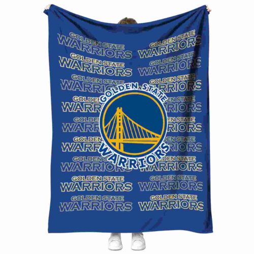 golden state warriors fan pride blue blanket best selling