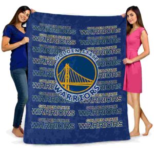 golden state warriors fan pride blue blanket fashion forward
