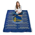 golden state warriors fan pride blue blanket high quality