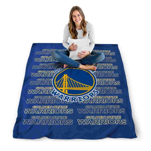 golden state warriors fan pride blue blanket high quality