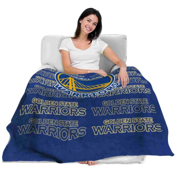 golden state warriors fan pride blue blanket latest model