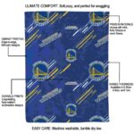 golden state warriors fan spirit blue blanket best selling