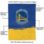 golden state warriors gradient dots blue blanket new arrival