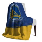 golden state warriors gradient dots blue blanket top rated