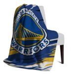 golden state warriors paint streaks blue white blanket top rated