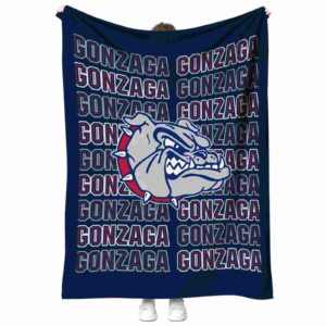 gonzaga bulldogs fan pride blue blanket best selling