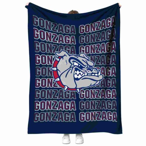 gonzaga bulldogs fan pride blue blanket best selling