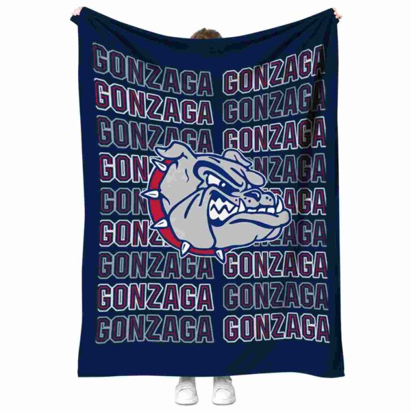 gonzaga bulldogs fan pride blue blanket best selling