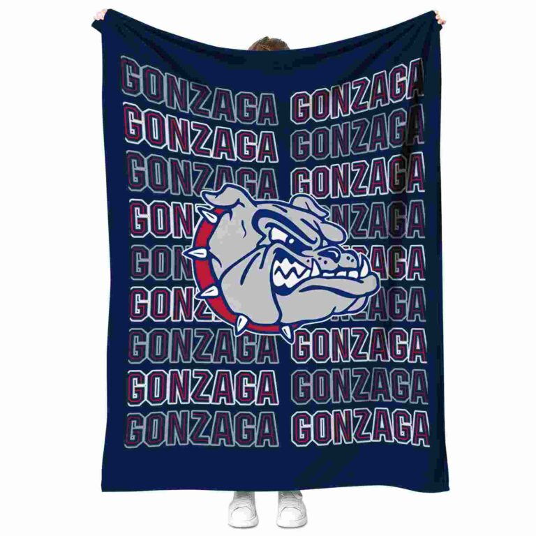 gonzaga bulldogs fan pride blue blanket best selling