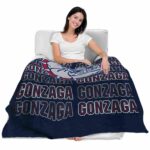 gonzaga bulldogs fan pride blue blanket latest model