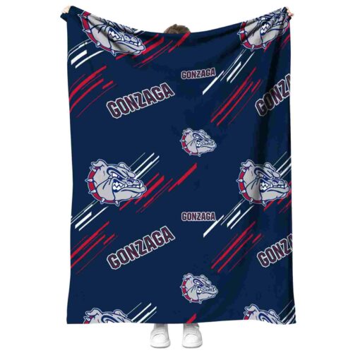 gonzaga bulldogs fan spirit blue blanket best selling