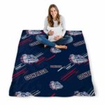gonzaga bulldogs fan spirit blue blanket high quality