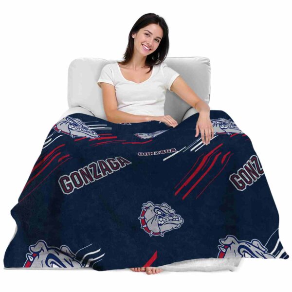 gonzaga bulldogs fan spirit blue blanket latest model