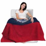 gonzaga bulldogs gradient dots blue blanket latest model