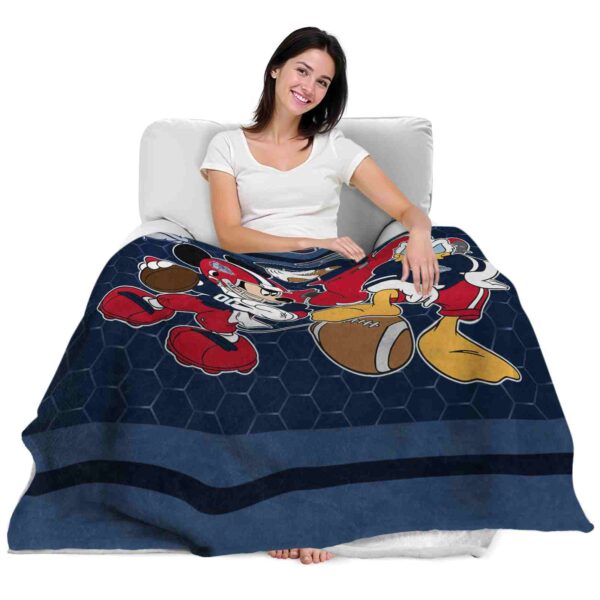gonzaga bulldogs three musketeers blue blanket latest model
