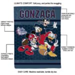 gonzaga bulldogs three musketeers blue blanket new arrival