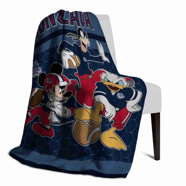 gonzaga bulldogs three musketeers blue blanket top rated